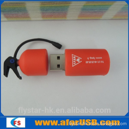 Special design usb OEM fire extinguish usb stick custom usb stick